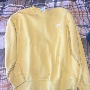 Yellow Nike crewneck